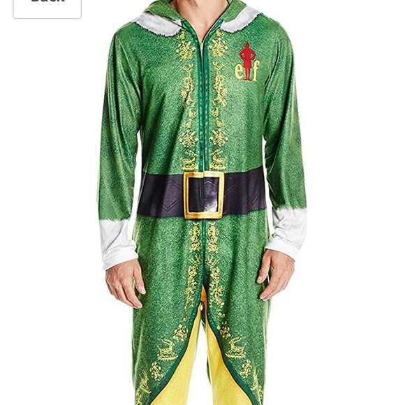 Warner Bros Mens Buddy The Elf Two Piece Pajama Set